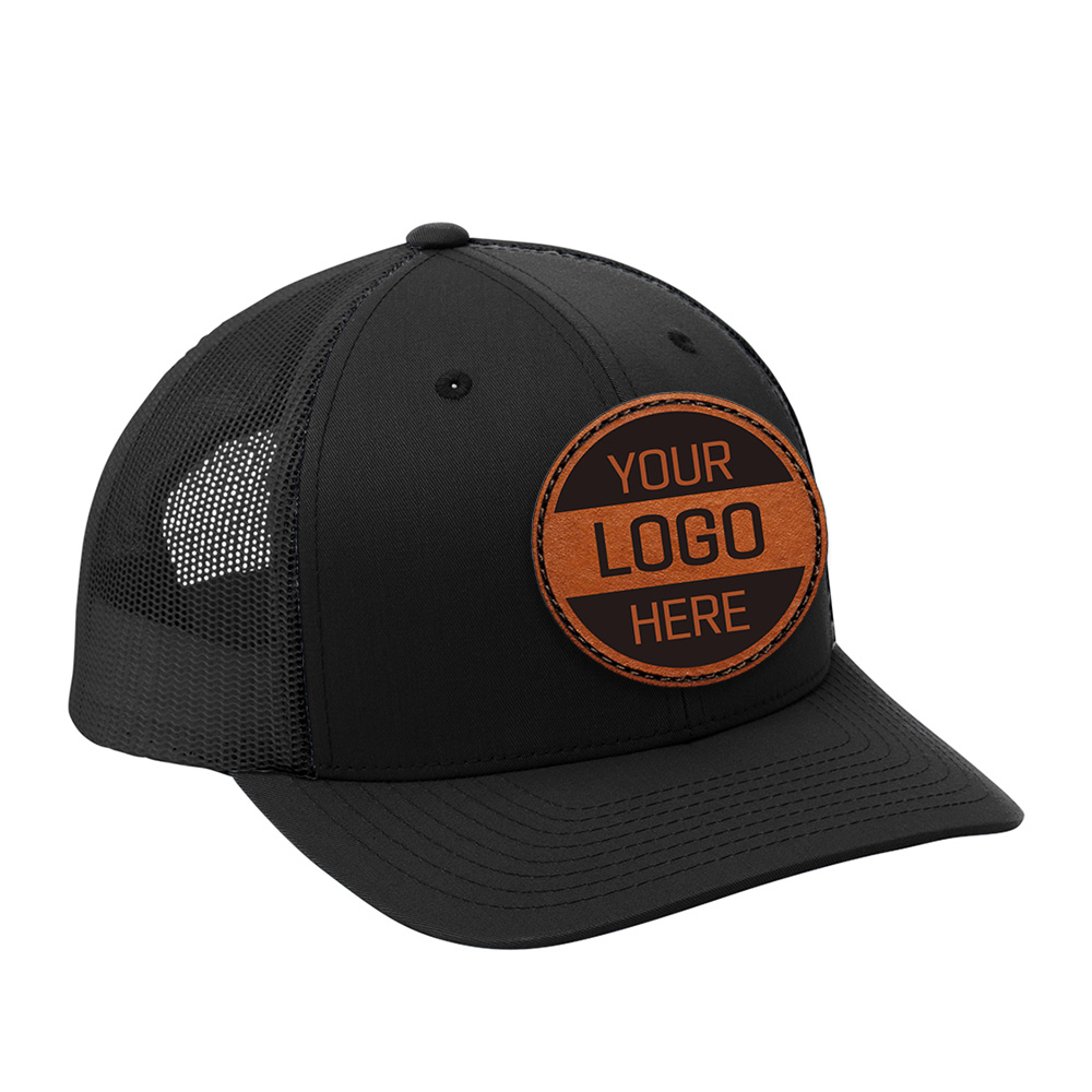 Custom Leather Patch Hats - Image 2