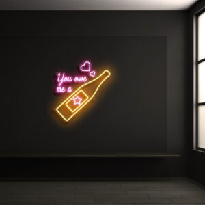 Bar Bottle Neon Sign