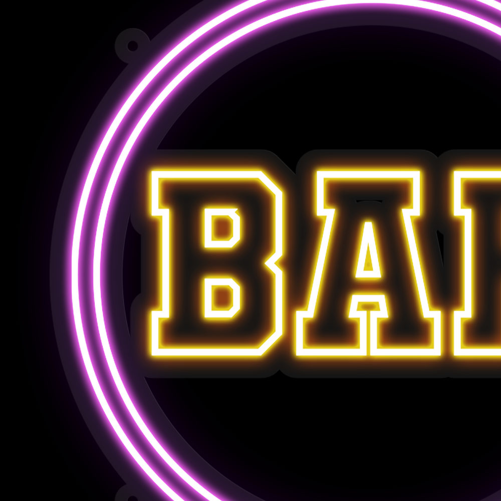 Bar Circle Neon Sign - Image 2
