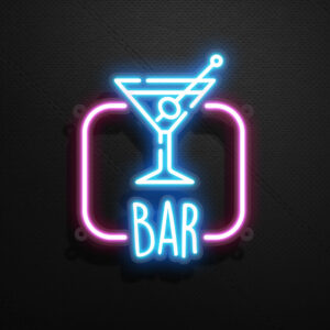 Bar Martini Neon Sign