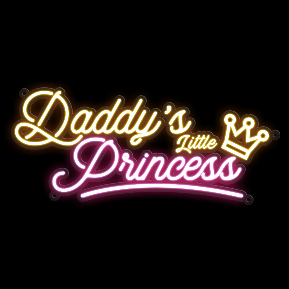 Daddy’s Little Princess Neon Sign - Image 3