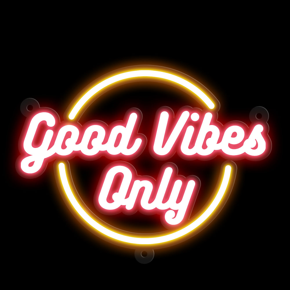 Good Vibes Only Neon Sign - Image 3
