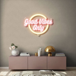 Good Vibes Only Neon Sign