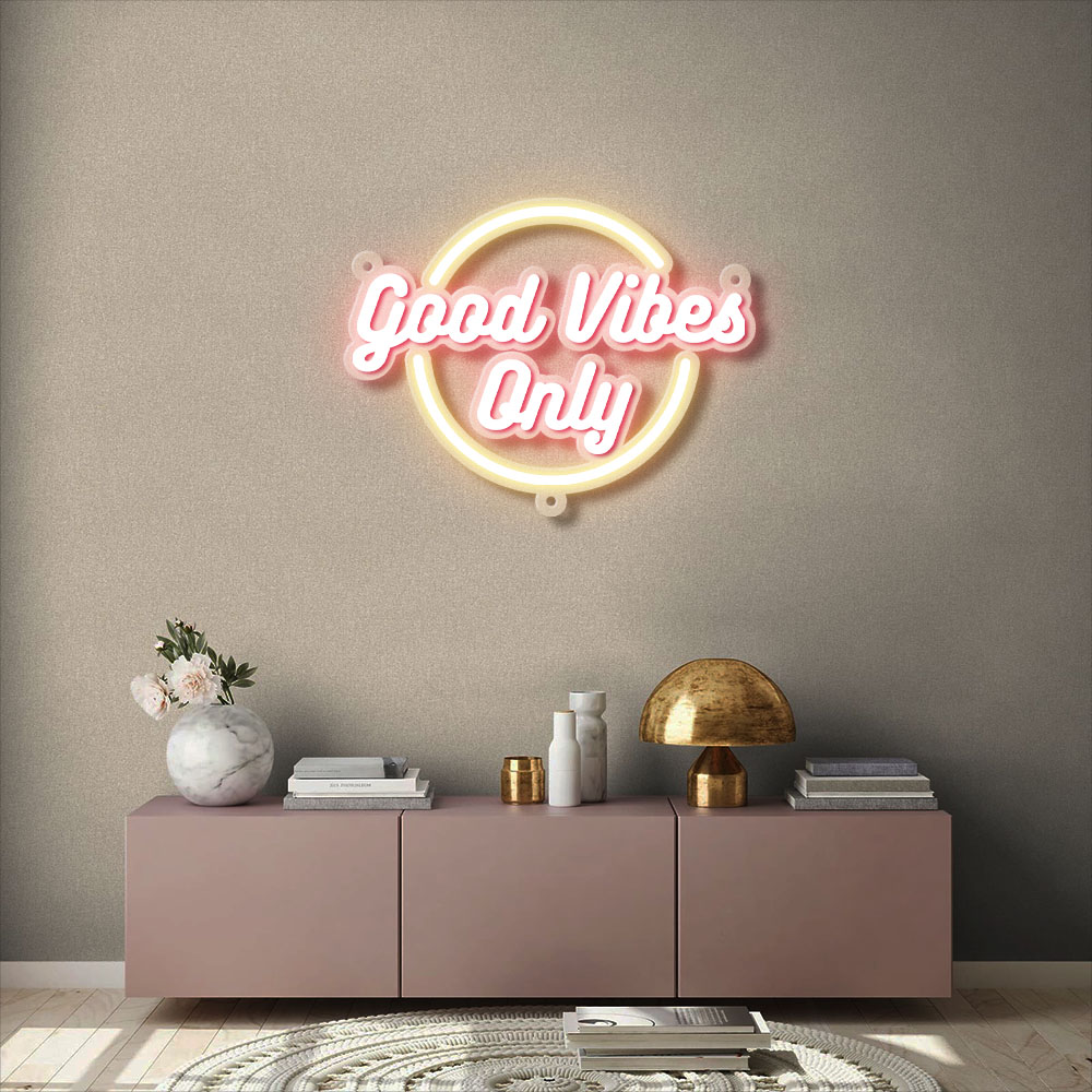 Good Vibes Only Neon Sign