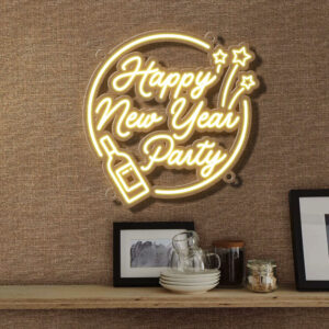 Happy New Year Party Neon Sign