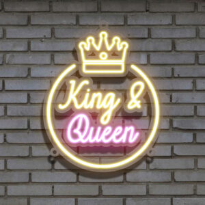King & Queen Neon Sign