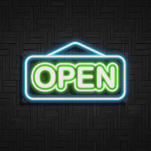 Open Neon Sign