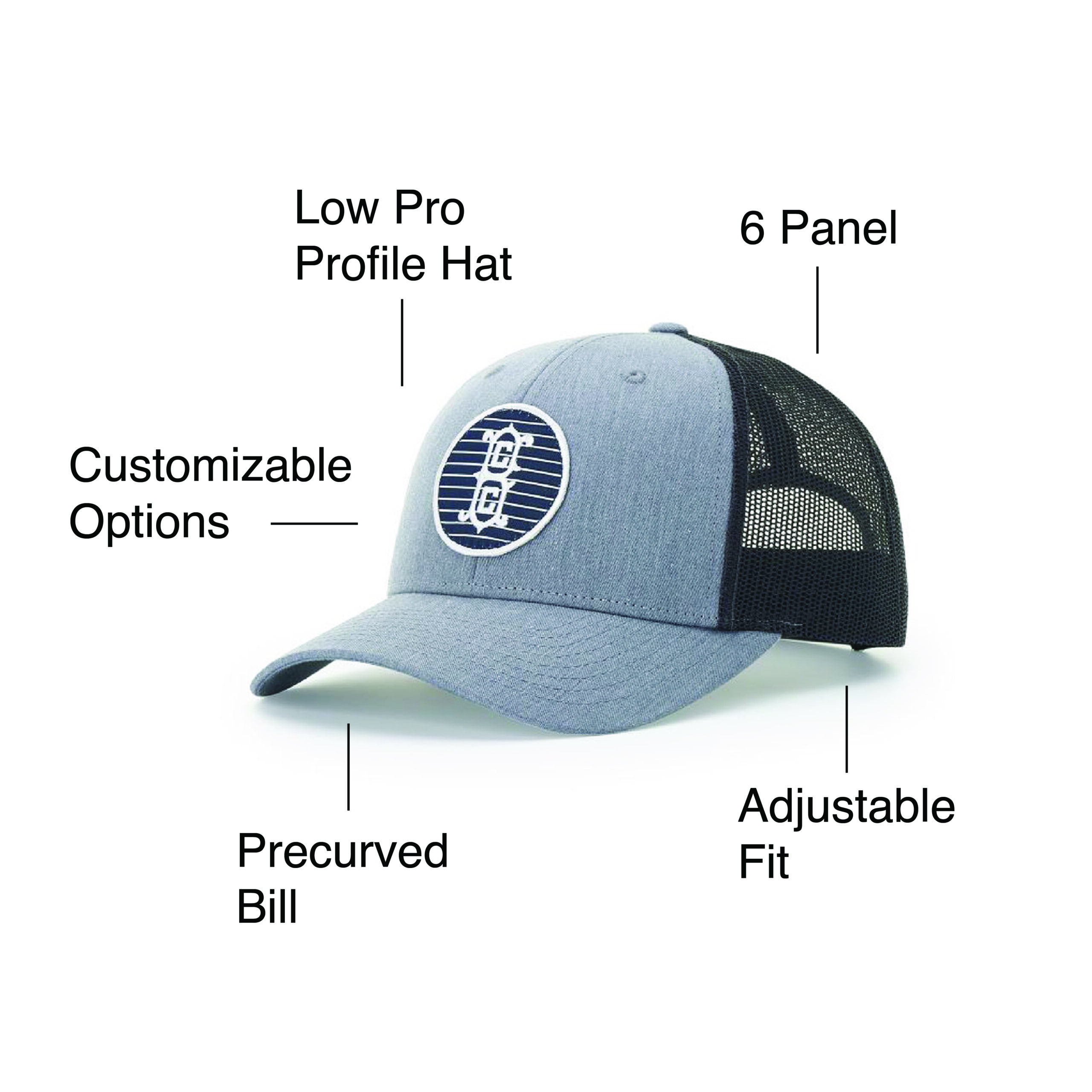Custom Richardson 115 Low Pro Trucker Hat - Image 4