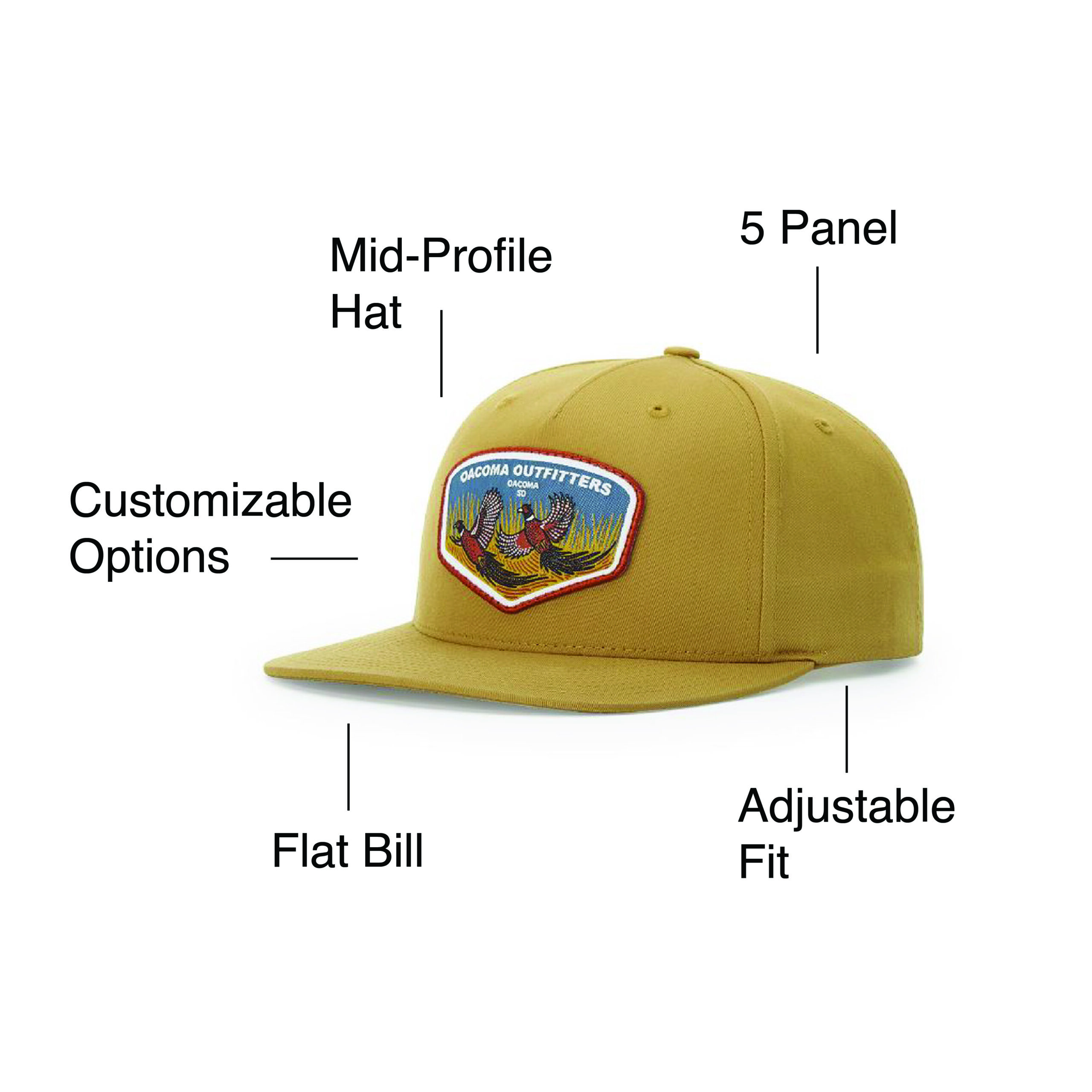 Custom Richardson 255 Pinch Front Structured Snapback Hat - Image 4