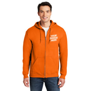 Custom Gildan G186 Adult Heavy Blend Adult 8 oz. 50/50 Full-Zip Hood