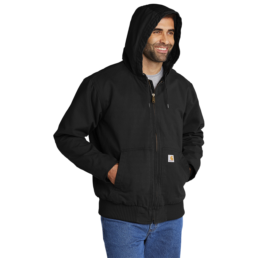 Custom Carhartt CTT104050 Tall Washed Duck Active Jacket - Image 2