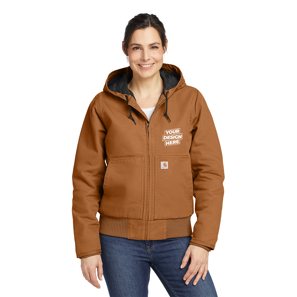 Custom Carhartt CT104053 Women’s Washed Duck Active Jacket