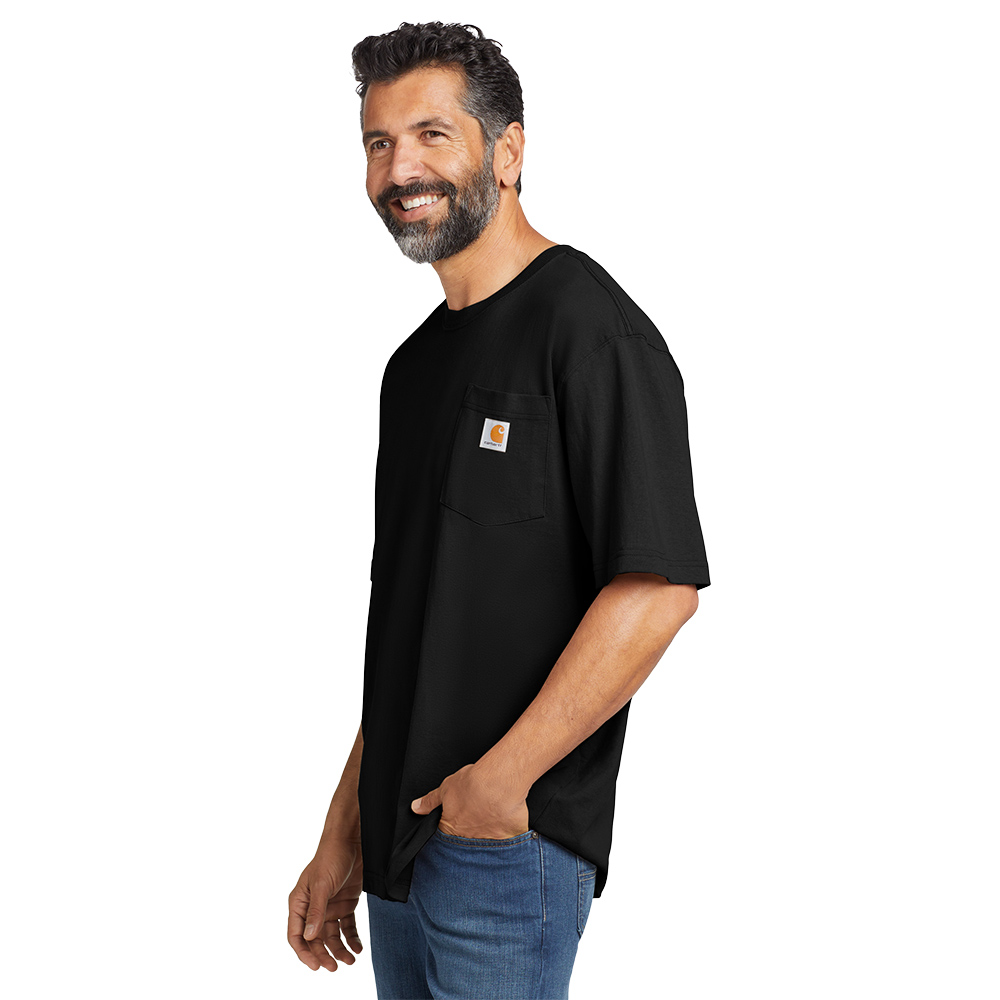 Custom Carhartt CTK87 Workwear Pocket Short Sleeve T-Shirt - Image 3