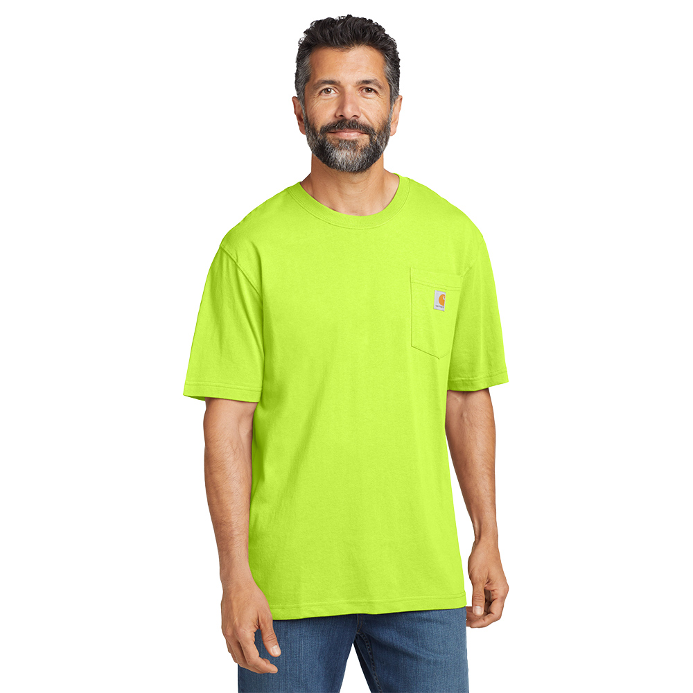 Custom Carhartt CTK87 Workwear Pocket Short Sleeve T-Shirt - Image 6