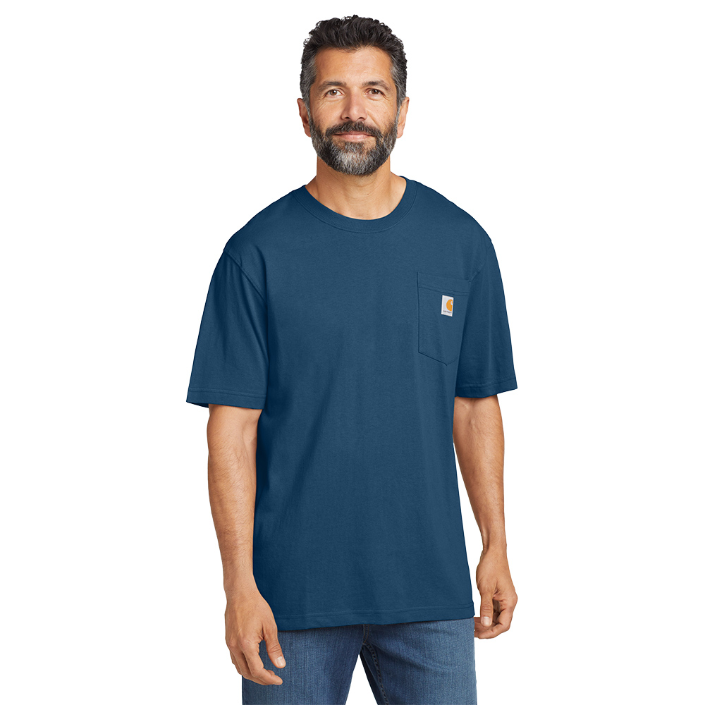 Custom Carhartt CTK87 Workwear Pocket Short Sleeve T-Shirt - Image 12