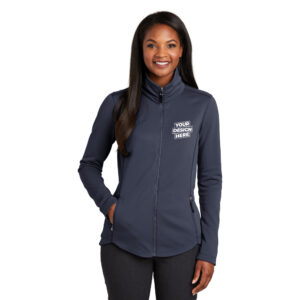 Custom Port Authority L904 Ladies Collective Smooth Fleece Jacket