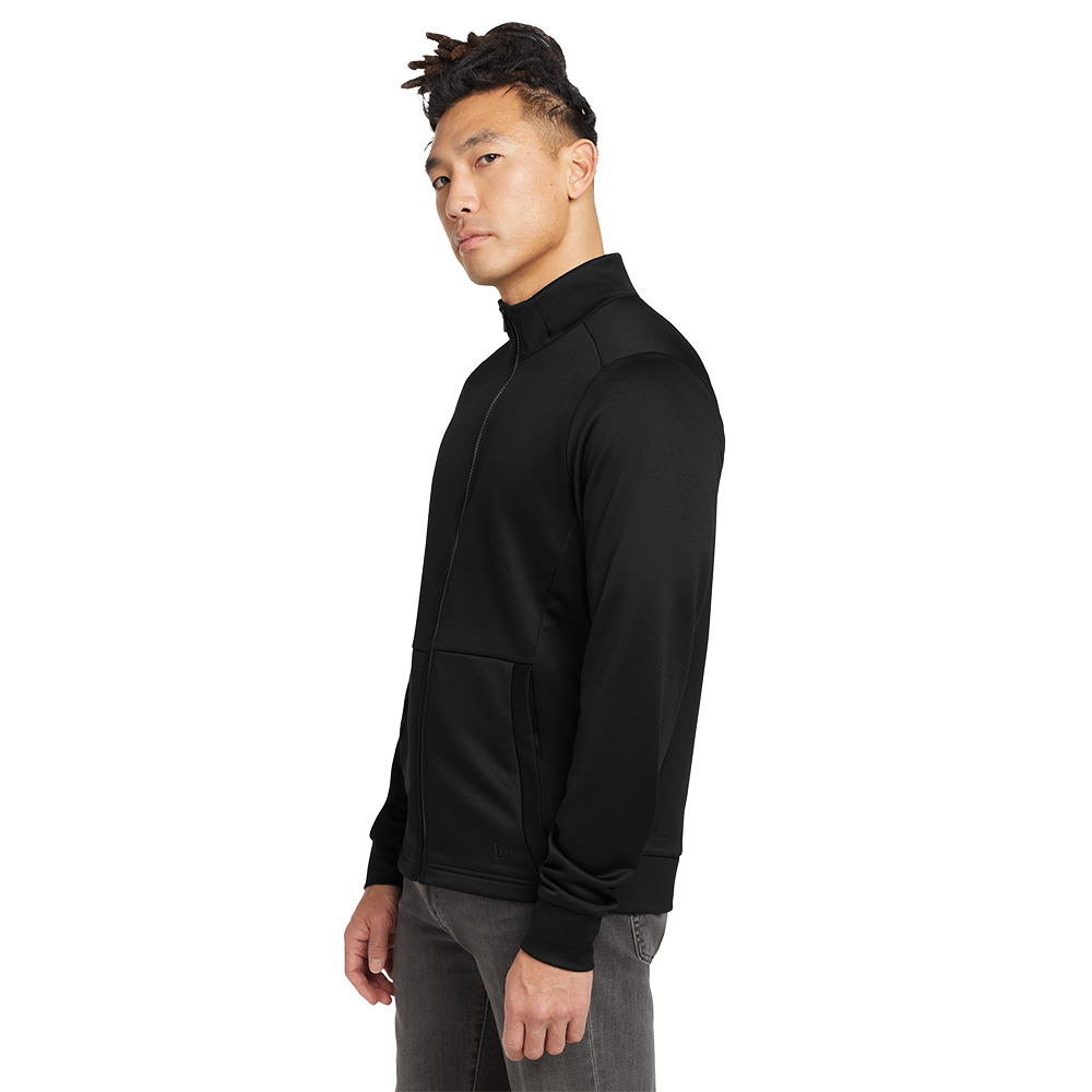 Custom New Era NEA530 Performance Terry Full-Zip - Image 2