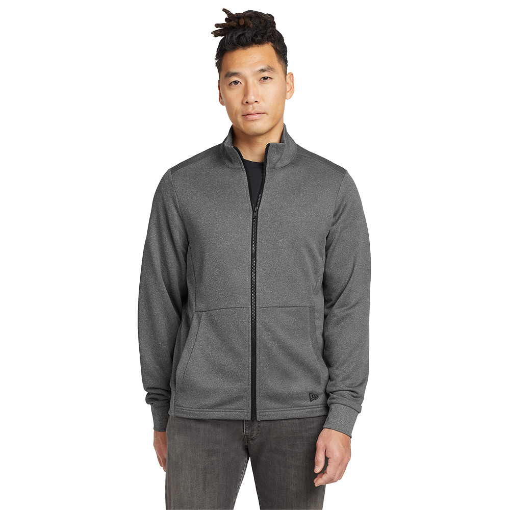 Custom New Era NEA530 Performance Terry Full-Zip - Image 5