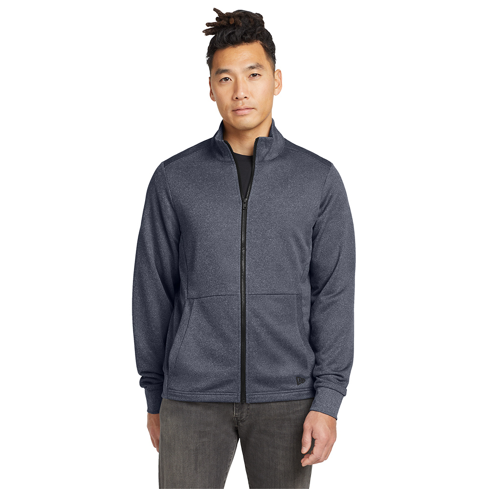 Custom New Era NEA530 Performance Terry Full-Zip - Image 6