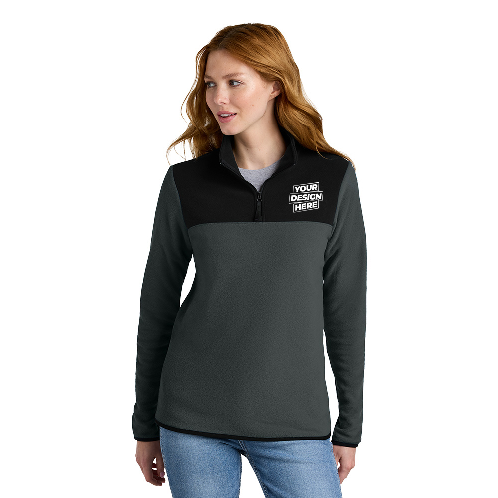 Custom The North Face NF0A7V4M Ladies Glacier 1/4-Zip Fleece