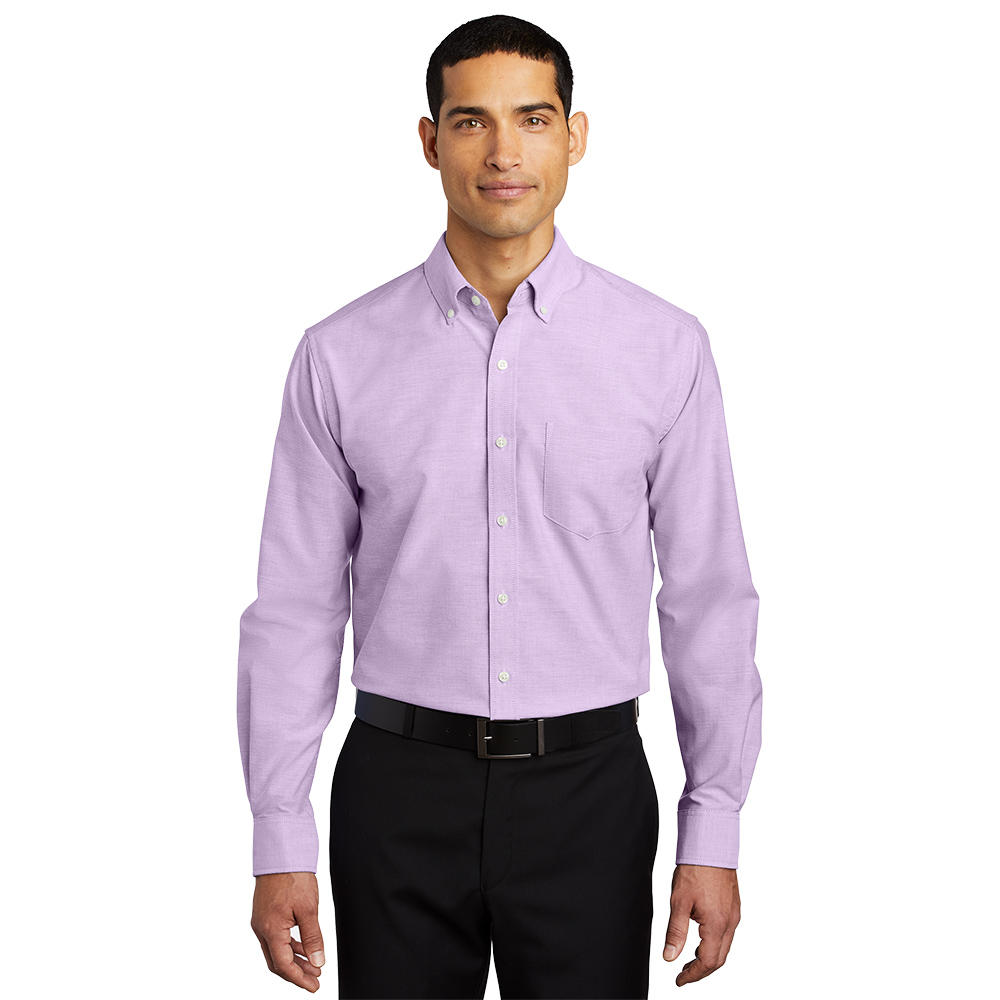 Custom Port Authority S658 SuperPro Oxford Shirt - Image 9