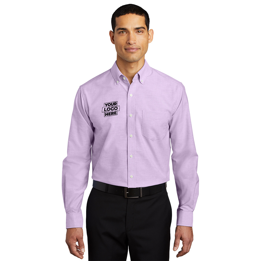 Custom Port Authority S658 SuperPro Oxford Shirt