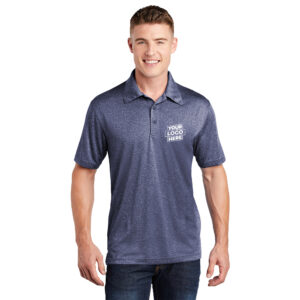 Custom Sport-Tek ST660 Heather Contender Polo