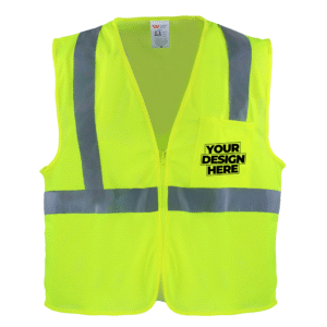 Custom Safety Brite HI VIS Mesh Safety Vest