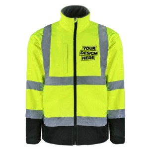 Custom Safety Brite Soft Shell HI VIS Jacket