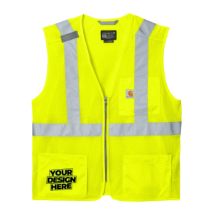 Custom Carhartt® ANSI Class 2 Mesh Zip-Front Vest