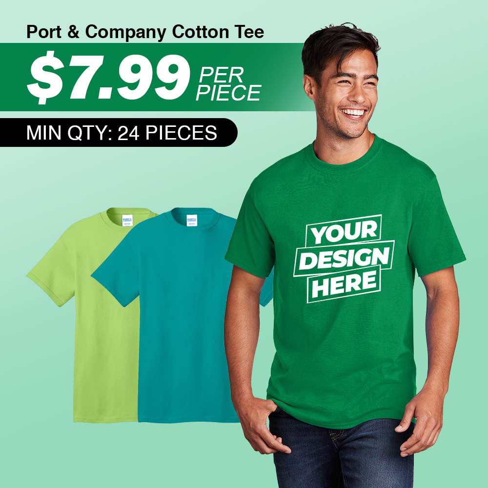 Port & Company PC54 Core Cotton Tee (24 Pieces)
